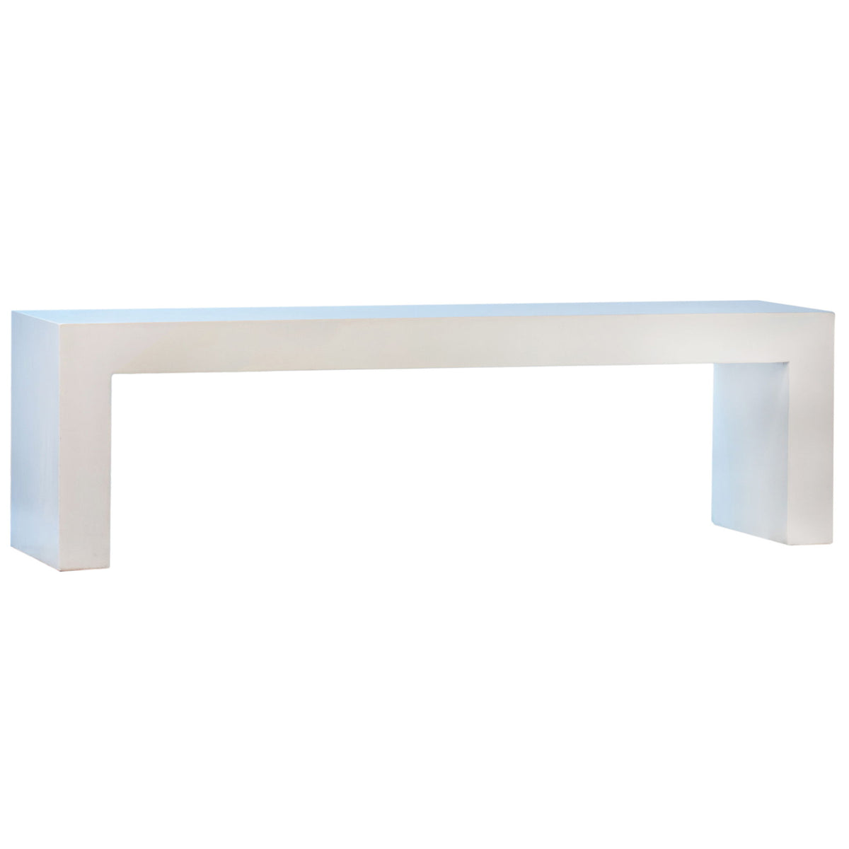 Blazer - Outdoor Bench - Natural White
