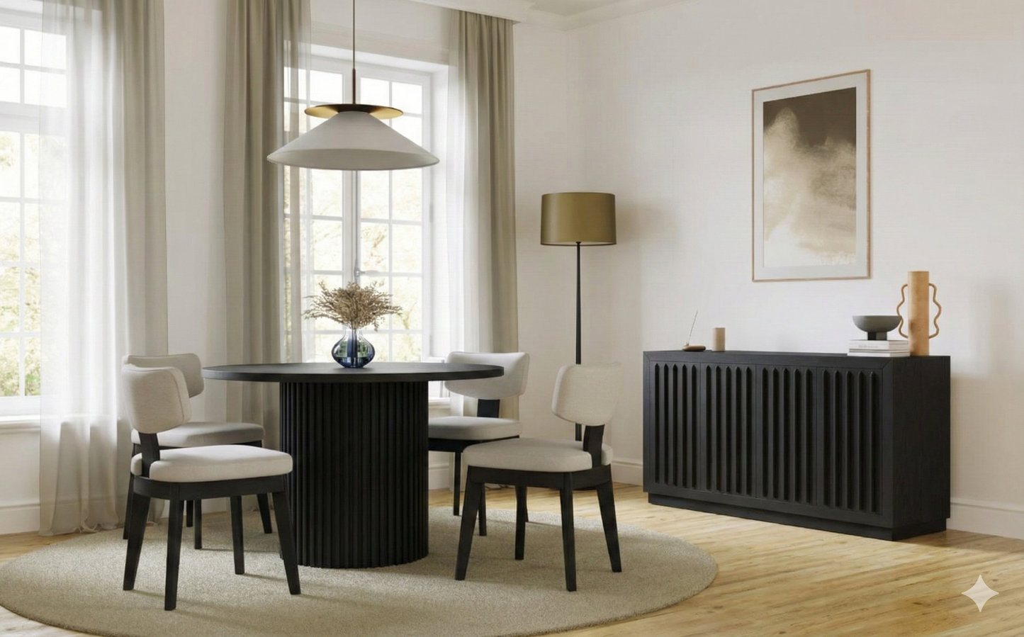 Auden Dining Table W/ Tate Chair