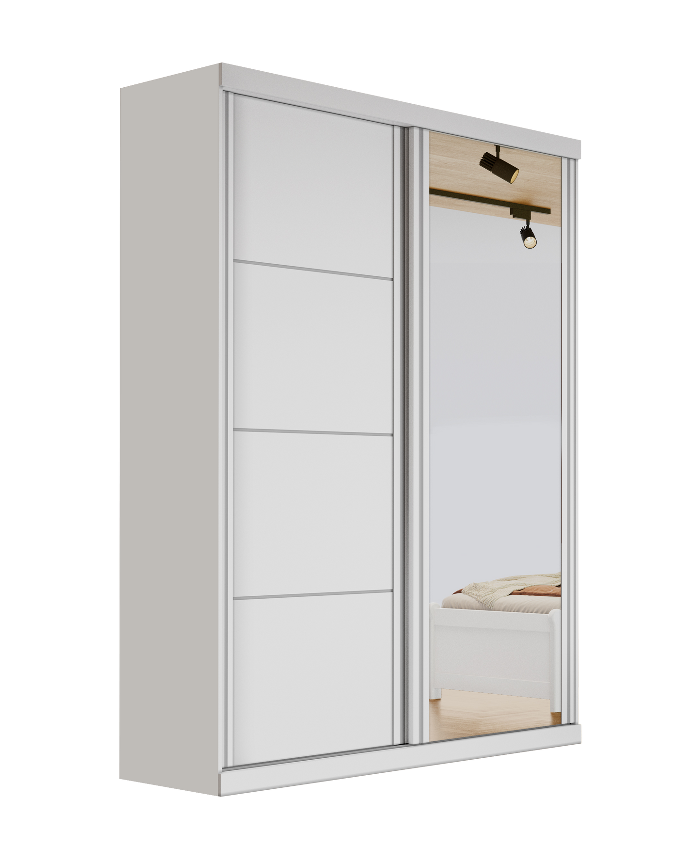 Poland Wardrobe with Mirror