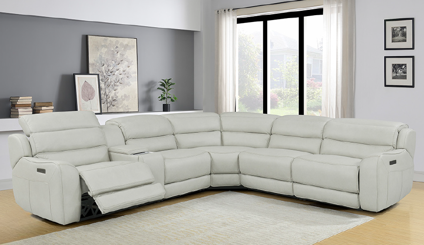 Waterproof 6 Piece Power Sectional