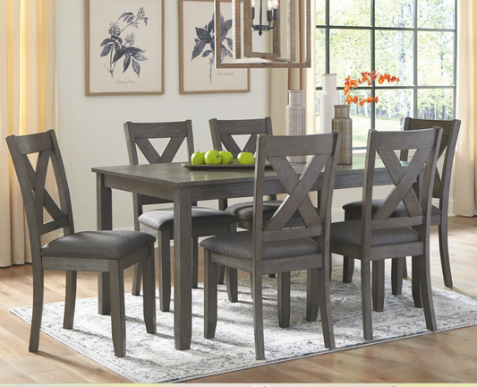 Caitbrook Dining Table and 6 Chairs Set