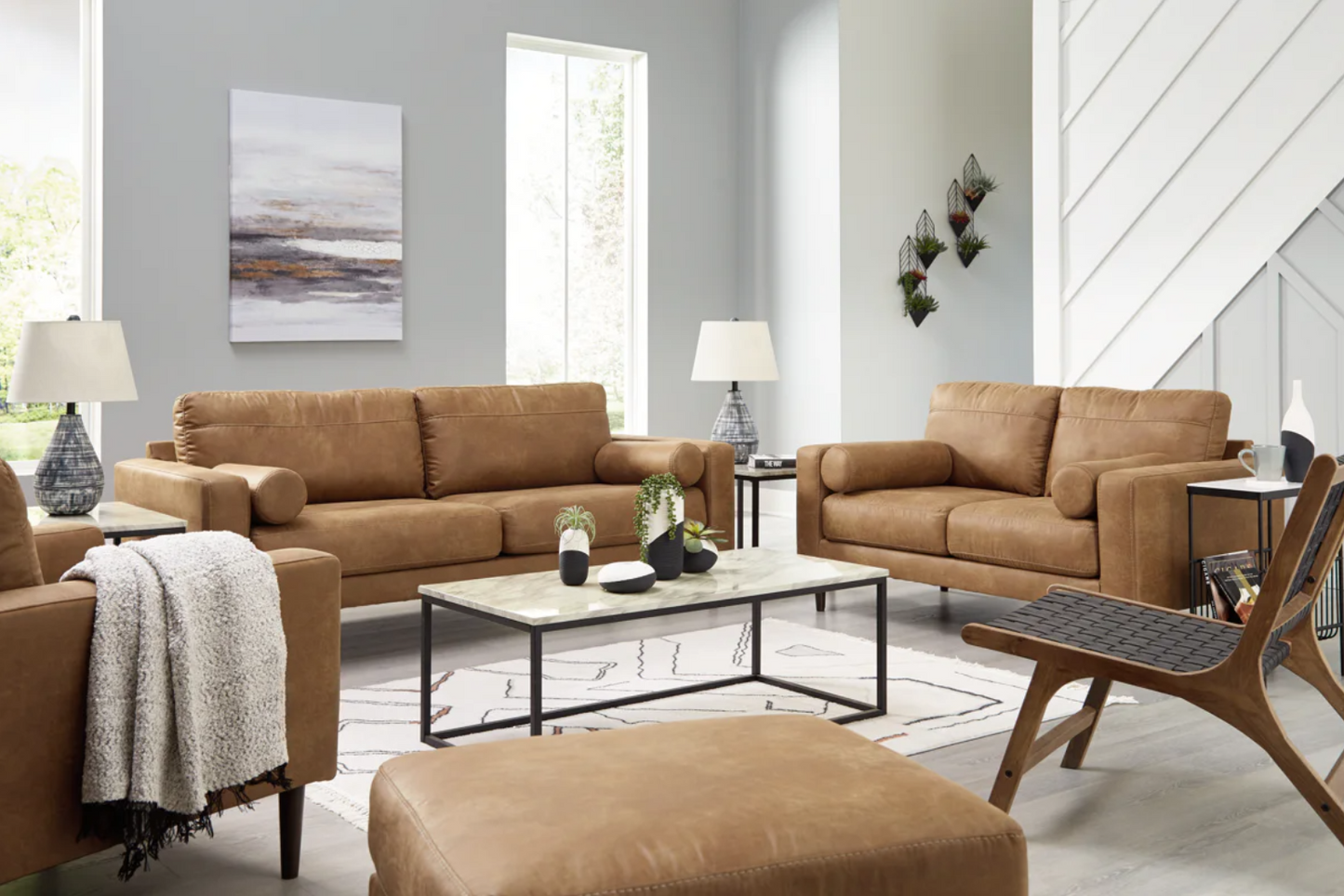 3pcs - Sofa, Loveseat & Chair