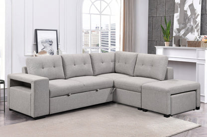 Velar Sectional Bed with Chaise and Storage