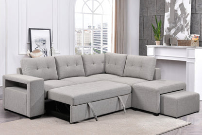 Velar Sectional Bed with Chaise and Storage