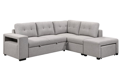 Velar Sectional Bed with Chaise and Storage