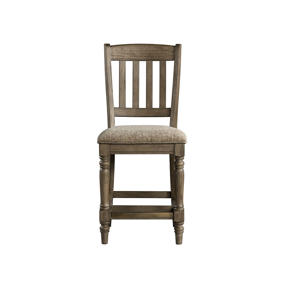 Balboa Park - Slat Stool - Roasted Oak