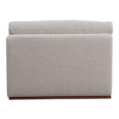 Rue - Slipper Chair - Flecked Gray