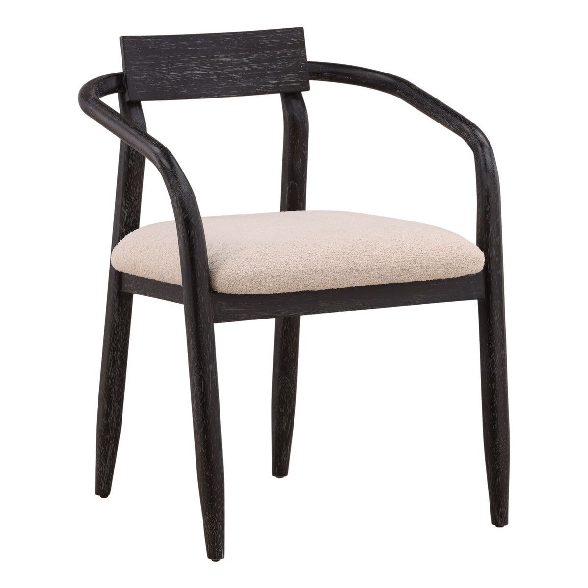Lucio - Dining Chair - Everest Cream And Black