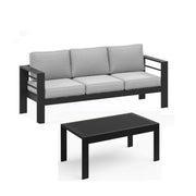 Outdoor Patio Set, All-Weather With Thick Cushions