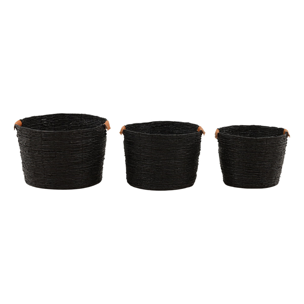 Lorian - Basket (Set of 3) - Black