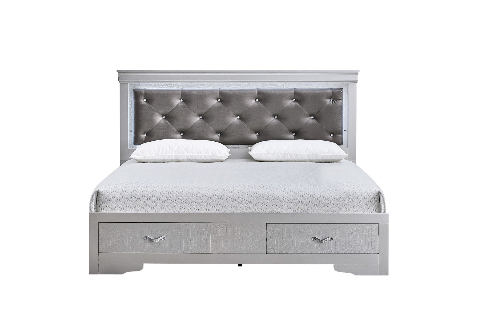 Glory Furniture - Lorana - Storage Bed With LED