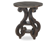 Bellamy - Round Accent End Table - Peppercorn