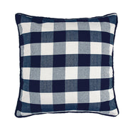 Camille - Buffalo Check Euro Sham - Navy