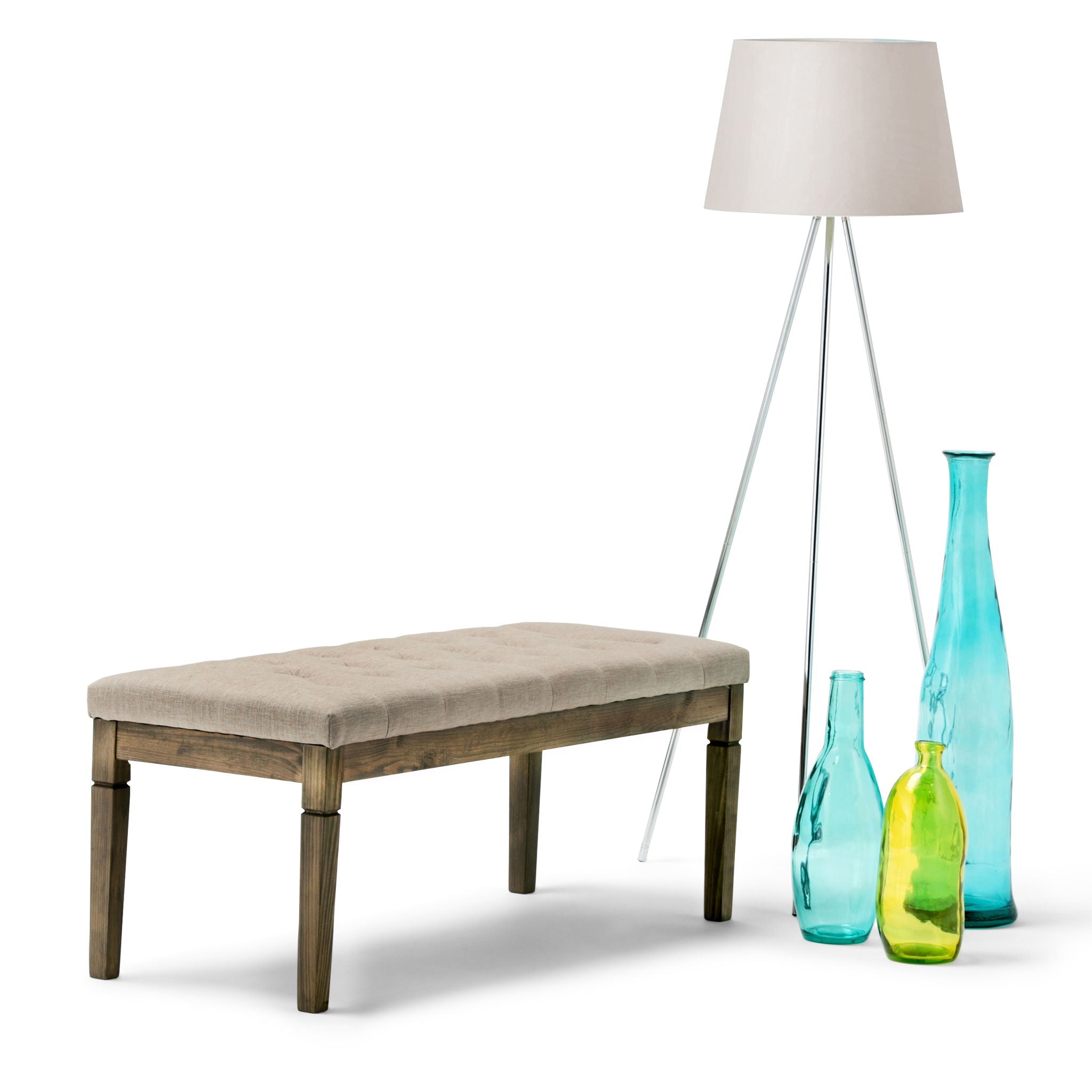 Waverly - Upholstered Tufted Ottoman Bench