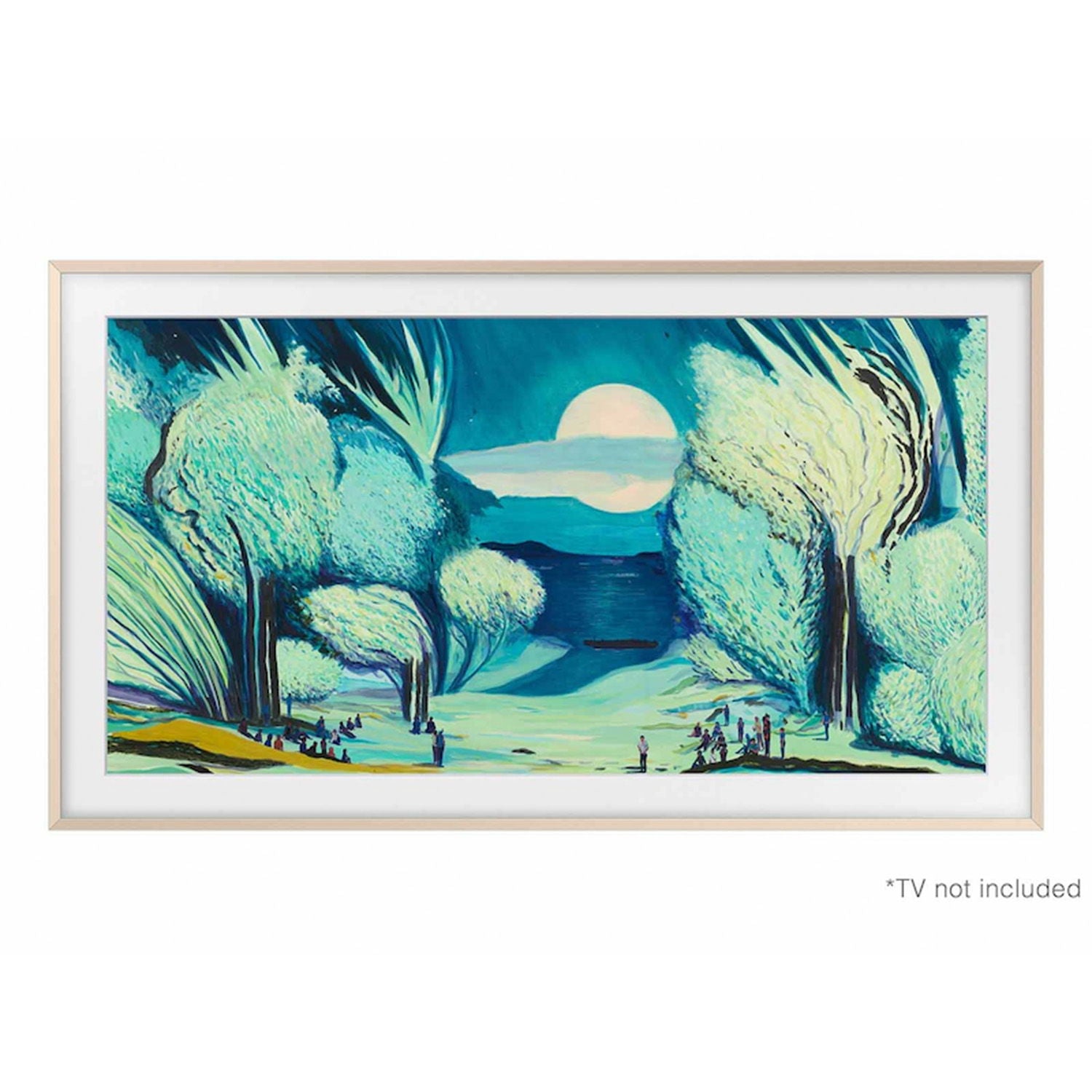 Samsung - 65" The Frame Customizable Bezel - Sand Gold Metal