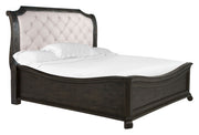 Bellamy - Complete Sleigh Bed With Shaped Footboard