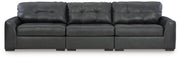 Brindley Pier - 3-Piece Sectional Sofa - Fog
