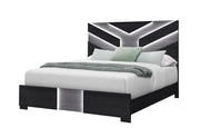 Optimus - Full Bed With LED - Black