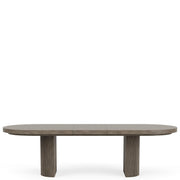 Sariel - Double Pedestal Dining Table - Dark Brown