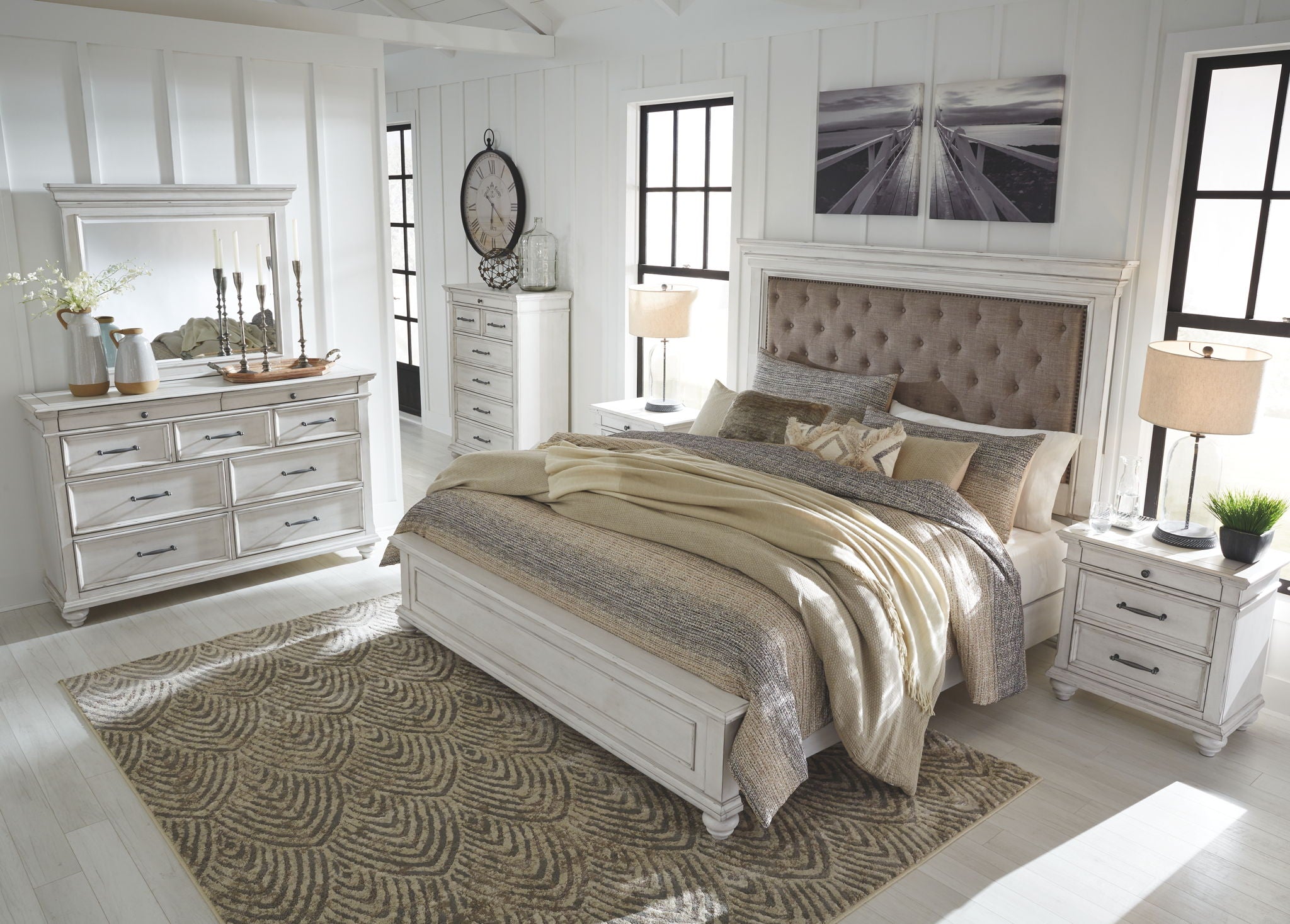 Kanwyn - Upholstered Bedroom Set - Thumbnail 2
