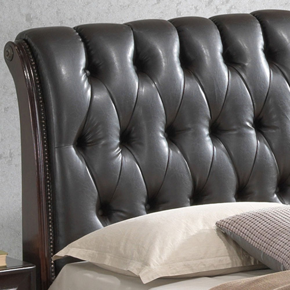 Glory Furniture - LaVita - Faux Leather Upholstered Storage Bed