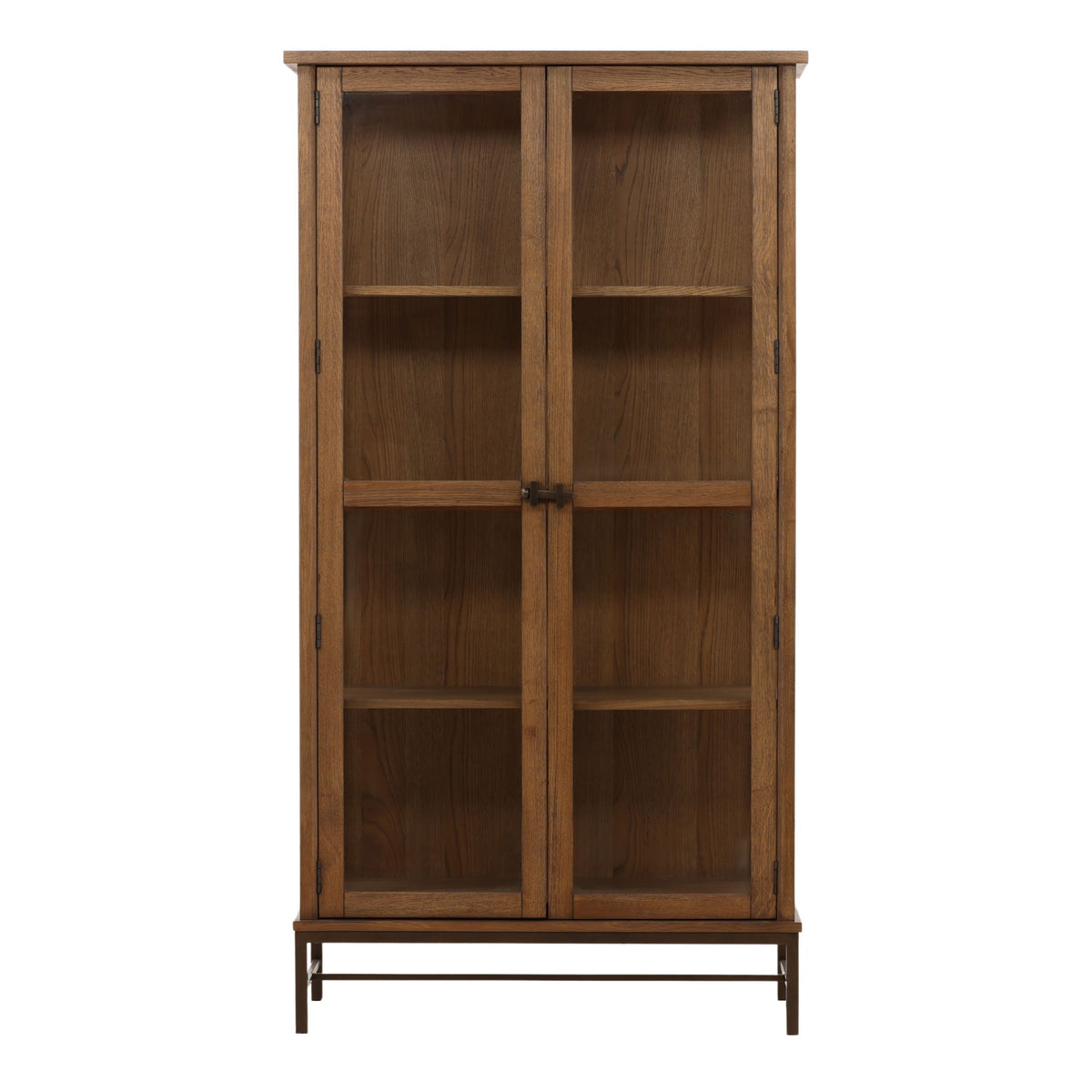 Royden - Cabinet - Dark Brown And Bronze