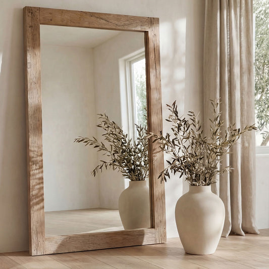 Orchard - Reclaimed Wood Floor Mirror - Natural