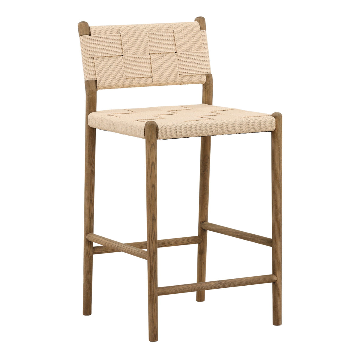Xiana - Counter Stool - Natural And Light Brown