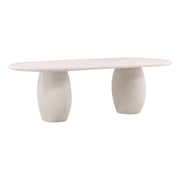 Imogen - Outdoor Dining Table - Ivory