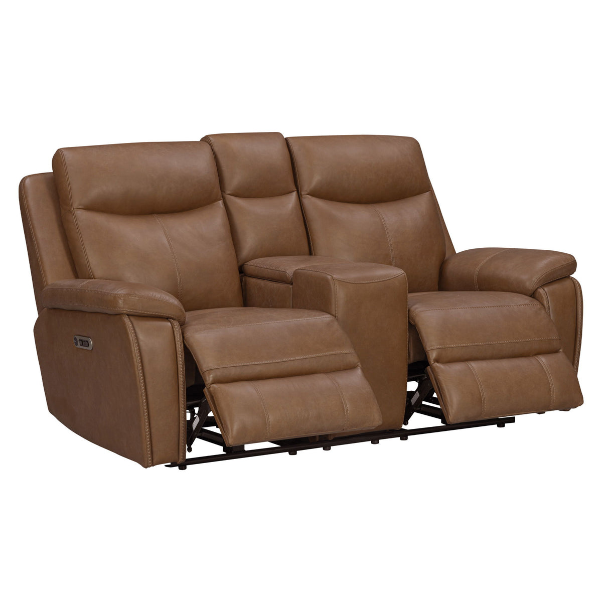 Veracruz - Power Zero Gravity Tilt Console Loveseat P2 - Vintage Tan