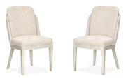 Lorelei - Upholstered Host Chair (Set of 2) - Misty Cloud