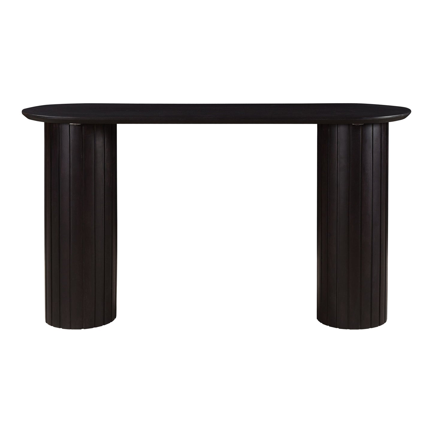 Povera - Acacia Wood Console Table - Black