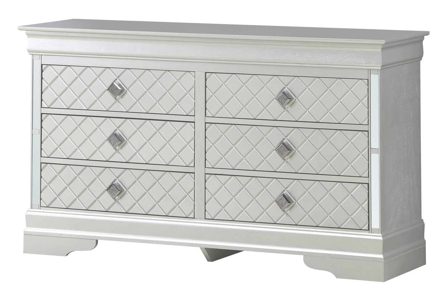 Verona - 33" Dresser - Silver Champagne