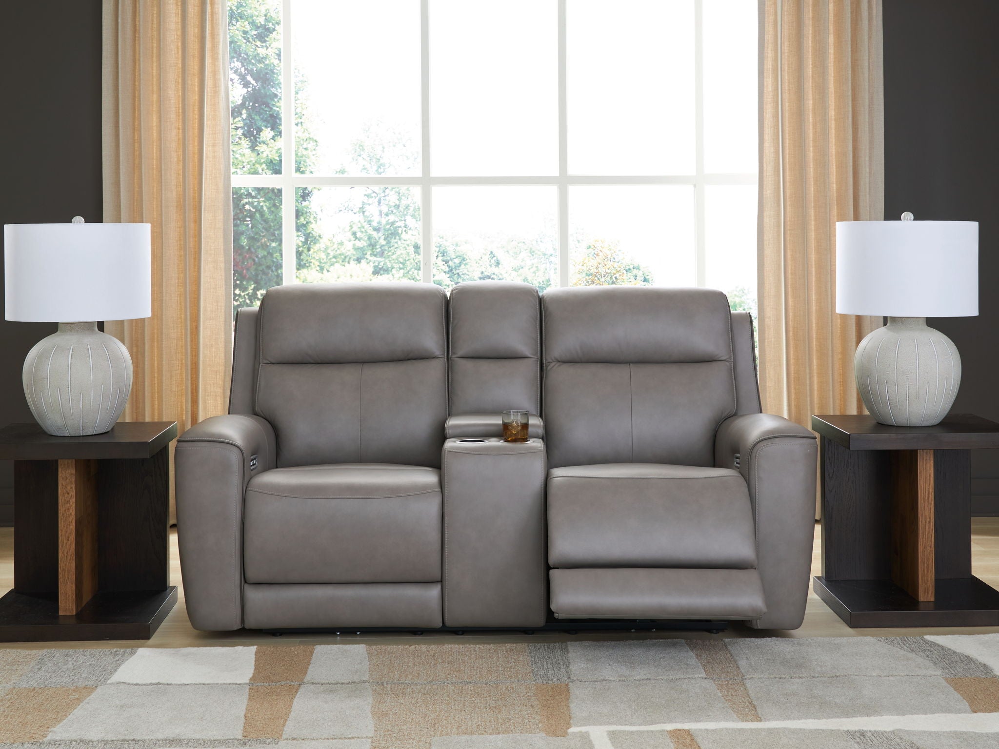 Ashley Furniture Reclining Loveseat - Thumbnail 4