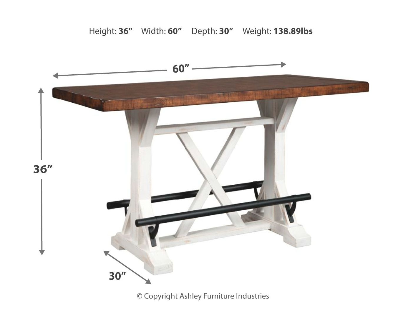 Valebeck Counter Height Table Set - Thumbnail 5