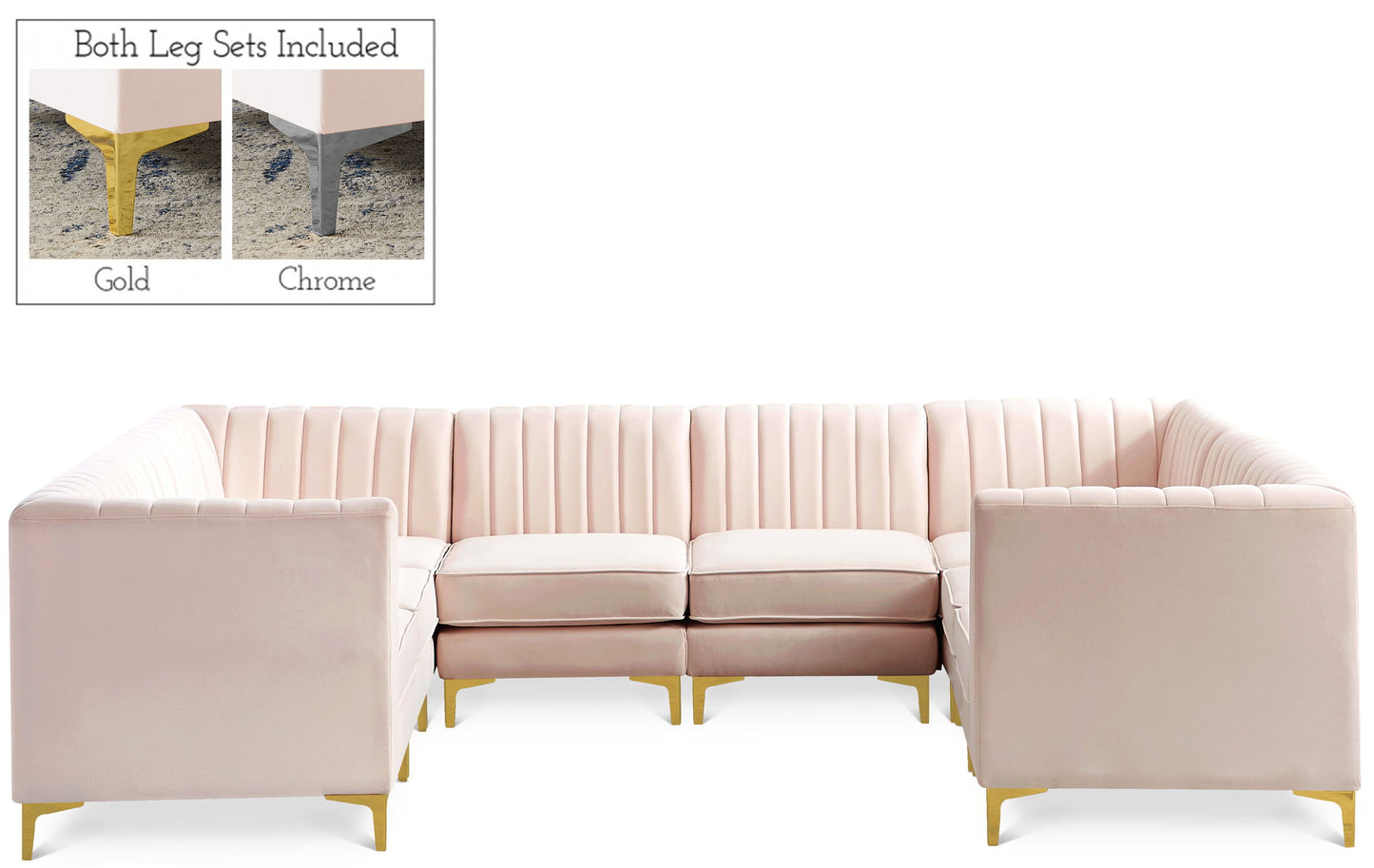 Alina - 8 Piece Modular Sectional