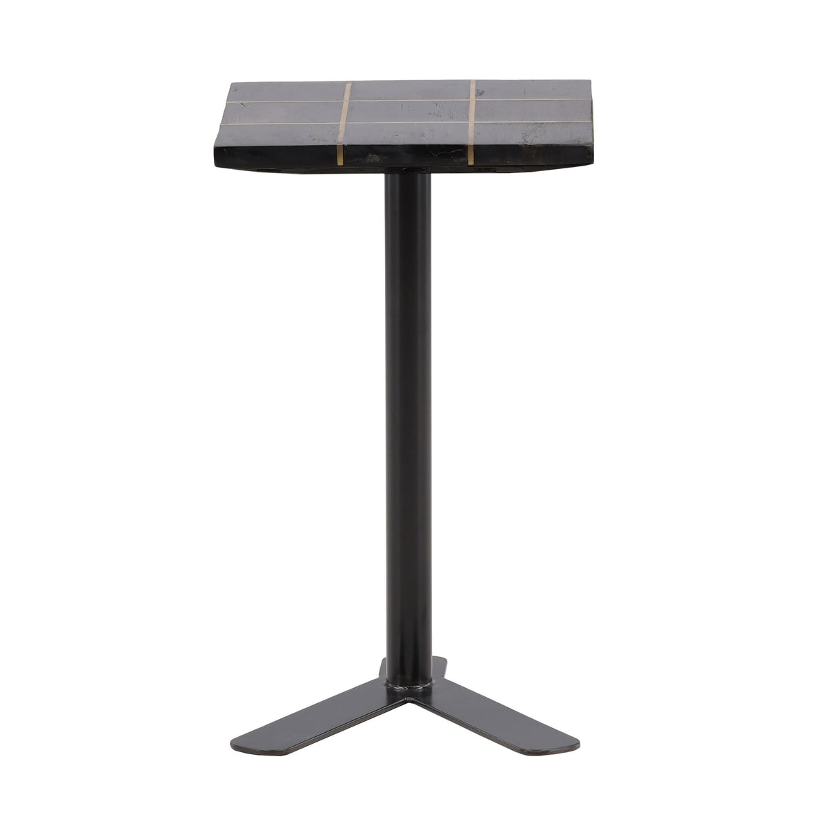 Lucy - Side Table - Black And Brass