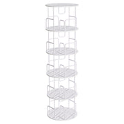 Rotating Bookshelf Tower 5 Tier Spinning 360 Degree Revolving Storage Shelf