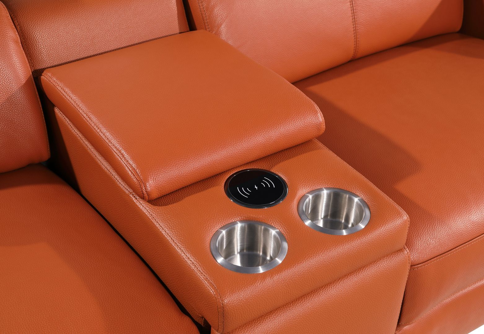 1246 - 12-Piece U-Shaped Modular Power Reclining Sectional With 4 Power Recliners And Power Headrests