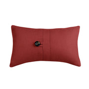 Prescott - Small Oblong Lumbar Pillow - Red