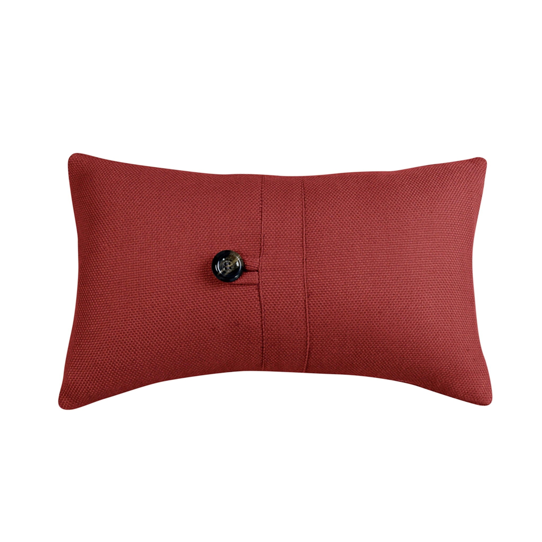 Prescott - Small Oblong Lumbar Pillow - Red
