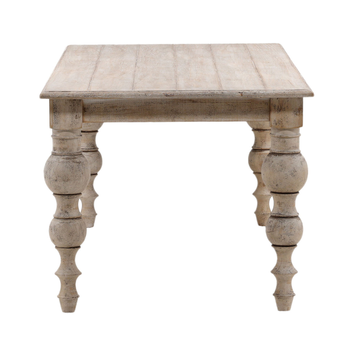 Merak - Dining Table 84" - Antique Weathered