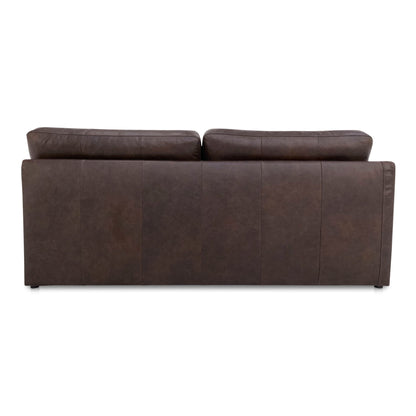 Thurlow - Leather Left Arm Facing Sofa - Espresso Brown
