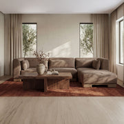 June - Slipper Chair - Dark Brown