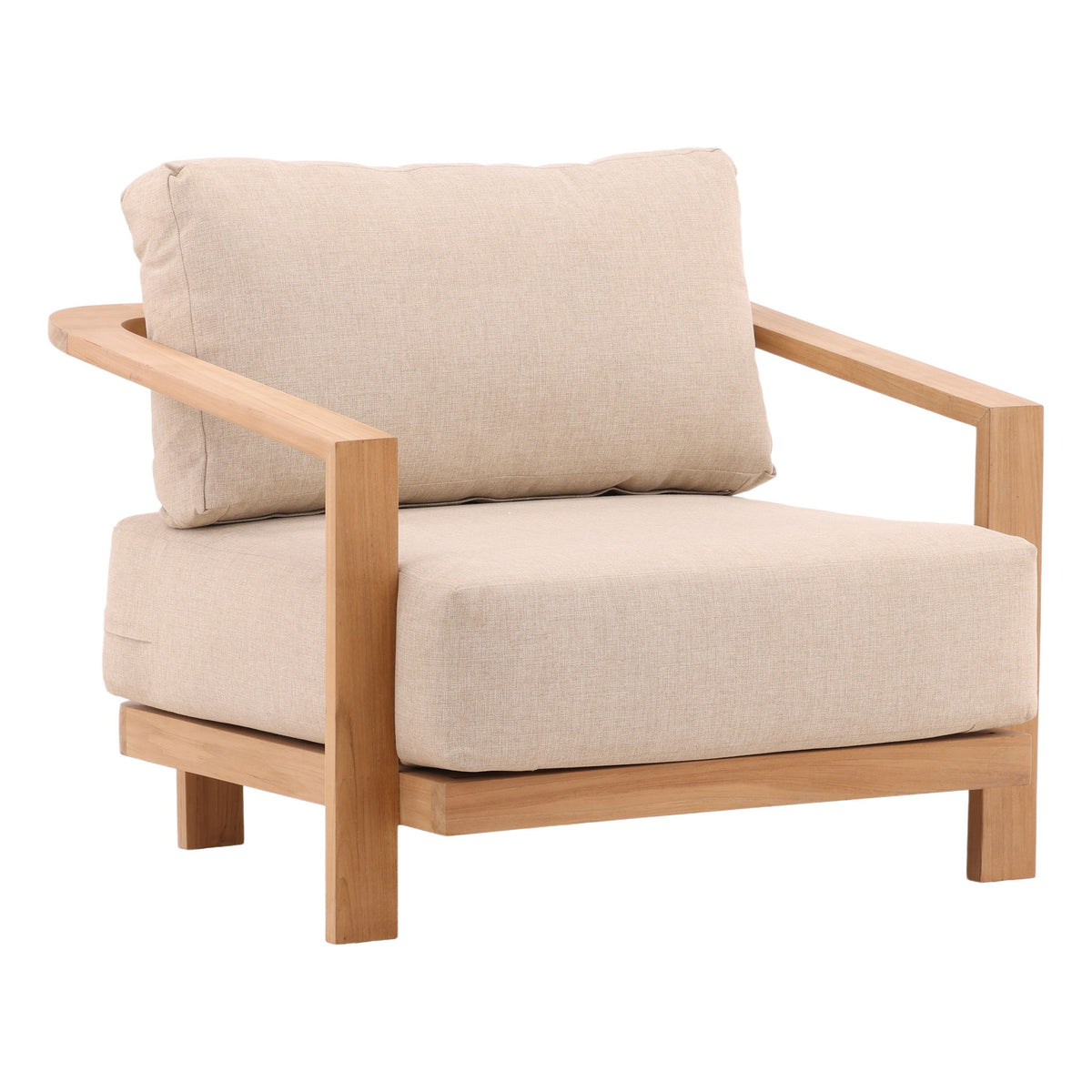 Redford - Outdoor Sofa Chair - Sand And Natural