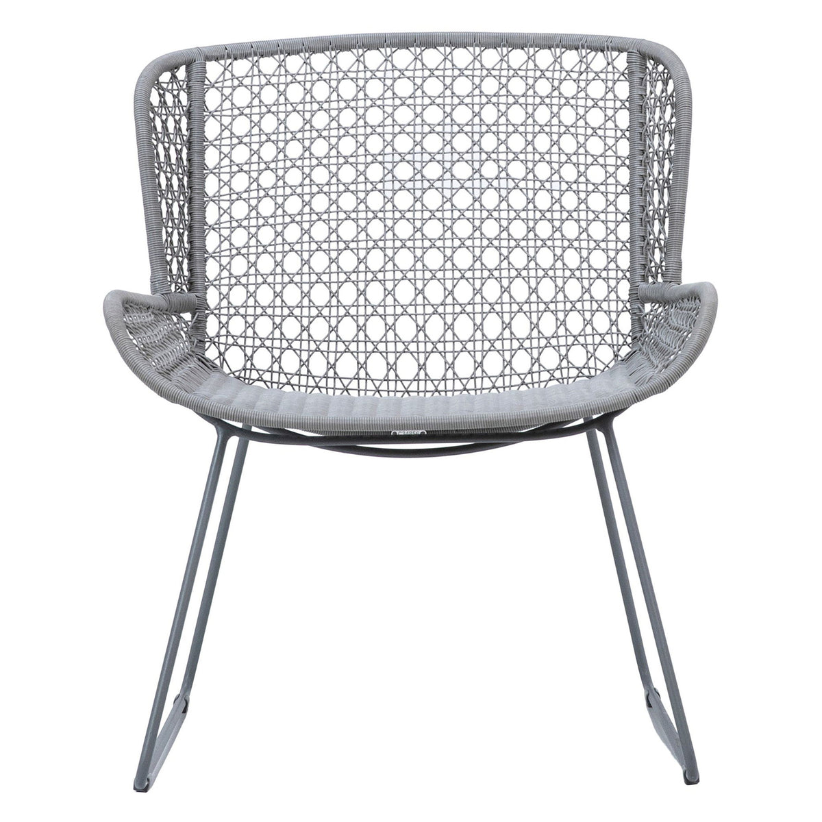 Korina - Outdoor Occasional Chair - Light Gray And Gray