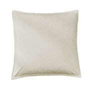 Simone - Velvet Flanged Euro Sham - Cream