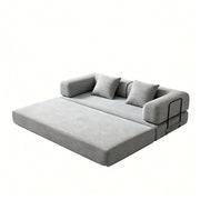 Convertible Sofa Bed With Removable Pillows