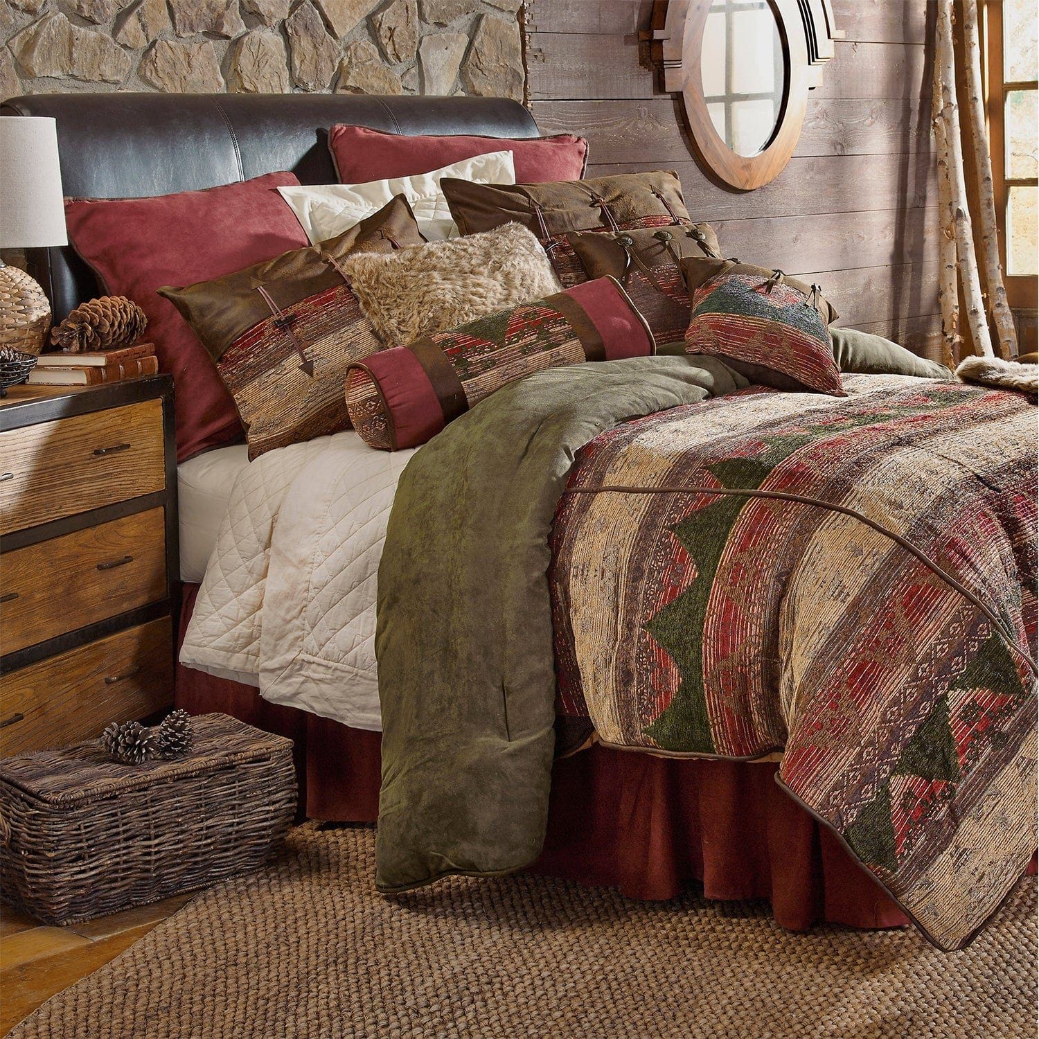 Sierra - Queen Comforter Set (Set of 7) - Multi Color