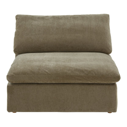 Clay - Performance Fabric Slipper Chair - Light Brown